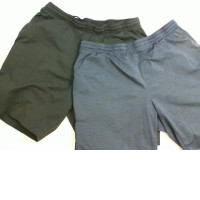 Set of 2 Sports shorts, black+blue