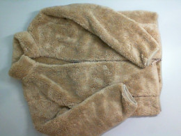 Jacket with zip, plush