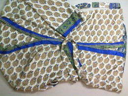 Light robe, short, with a belt