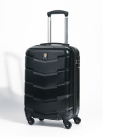 Suitcase dark grey on wheels 54/36/26