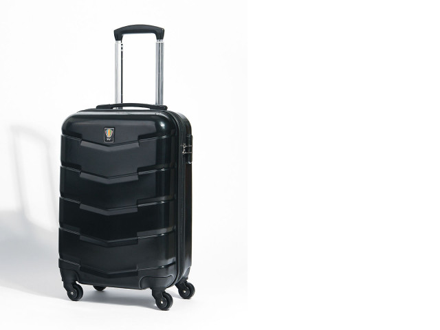 Suitcase dark grey on wheels 54/36/26 Suitcase dark grey on wheels 54/36/26