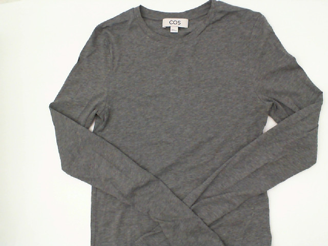 COS Gray shirt round neck long sleeves Size S COS Gray shirt round neck long sleeves Size S