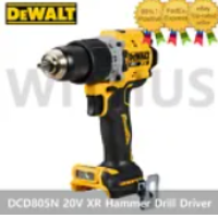 Dewalt DCD805N 20V MAX XR Brushless Compact Hammer Drill Driver Body Only