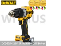 Dewalt DCD805N 20V MAX XR Brushless Compact Hammer Drill Driver Body Only Dewalt DCD805N 20V MAX XR Brushless Compact Hammer Drill Driver Body Only