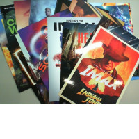 Set of 50 movie posters, height 48 cm