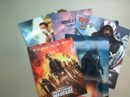 Set of 10 movie posters, height 42 cm