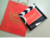 Souvenir frame in a gift bag, Madame Tusaud