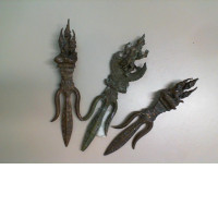 Iron forks for decoration, 3 pcs.