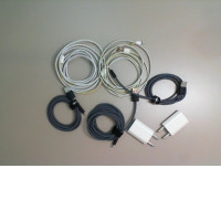 Charging cable set, 5 cords + 2 adapters