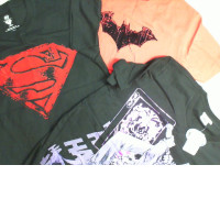 Set of 3 T-shirts, 2 black + 1 red, Marvel