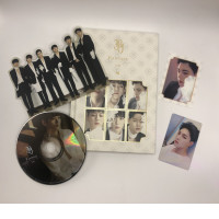 K-pop fan set of dvd, artbook, 2 cards and postcard
