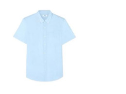 AIIZ  Short Sleeve Shirt - Blue Size M