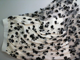 Chiffon skirt with elastic