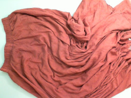 Coton skirt, elastic, fluffy, brown