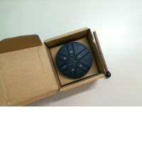 Small iron drum, with hammer Small iron drum, with hammer