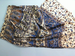 Long skirt, colored cotton