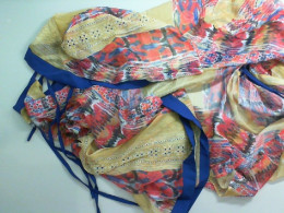 Robe, chintz, colored