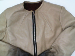 Cream leather jacket Cream leather jacket