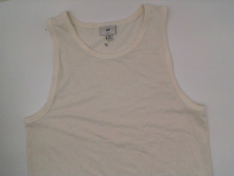 H&M whit men's tank top size M 