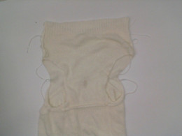 white  silk dress size S