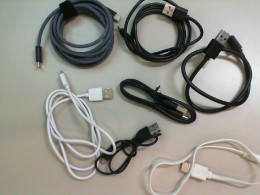 Set of 7 charging cables