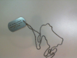 Iron medallion on a chain