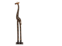 Hand Carved Wooden African Safari Baby GIRAFFE Statue Sculpture Hand Carved Wooden African Safari Baby GIRAFFE Statue Sculpture