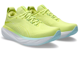 ASICS SHOES GEL-NIMBUS 25 Colour: GLOW YELLOW/WHITE