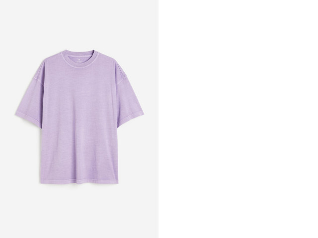 H&M Oversized Fit T-shirt purple H&M Oversized Fit T-shirt purple