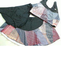 Swimming suit set, skirt+swimming trunks+top Swimming suit set, skirt+swimming trunks+top