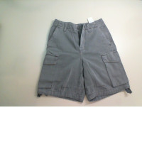 Women's gray shorts, with pockets