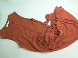 Long dress, sleeveless, brown Long dress, sleeveless, brown