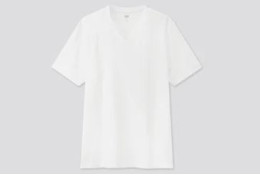 UNIQLO White sleeve T shirt Szie ML 