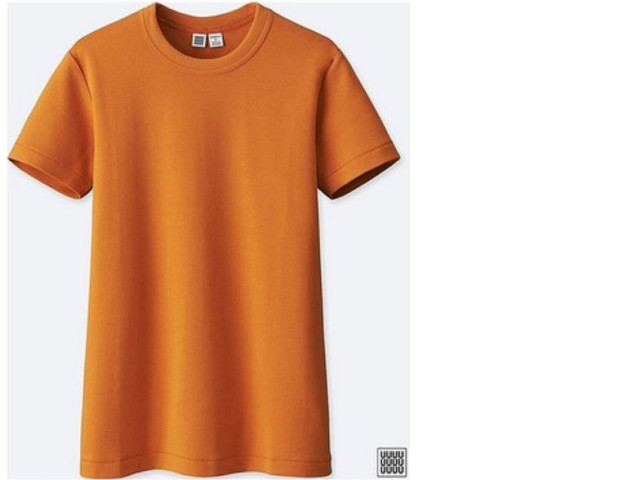 UNIQLO Orange sleeve T shirt UNIQLO Orange sleeve T shirt