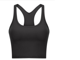 Black Cropped tank top Size L Black Cropped tank top Size L