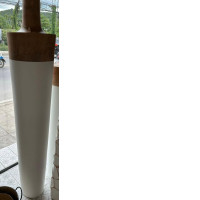 Souvenir wooden vase, decorative element