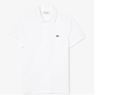 LACOSTE  white men's polo shirts    Size XL