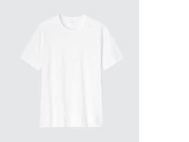 UNIQLO white round neck shirt size L UNIQLO white round neck shirt size L