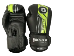 Booster Boxing Gloves BGLV9 Black Green 12 oz Booster Boxing Gloves BGLV9 Black Green 12 oz