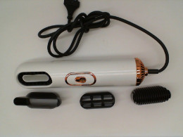 Golden white hair dryer 