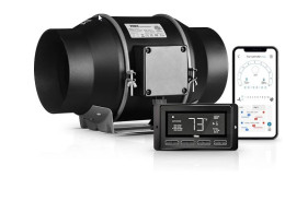 iPower DF150-AS 6 Inch Inline Duct Ventilation Fan 