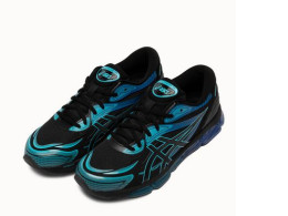 ASICS GEL-QUANTUM 360 VIII SNEAKERS COLOR BLACK AZURE Size 10