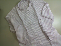 Cotton shirt, pink striped