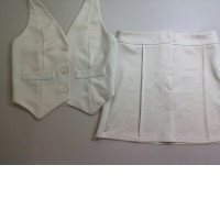 Women's set, beige, skirt+top Women's set, beige, skirt+top