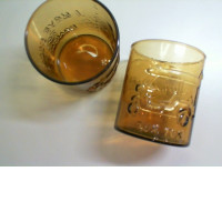 Set of 2 glasses, glass