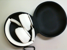 Beige Beats headphones. in case, not new