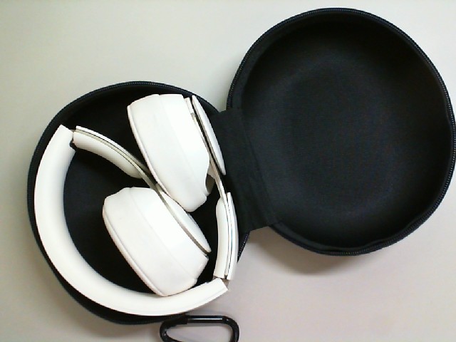 Beige Beats headphones. in case, not new Beige Beats headphones. in case, not new