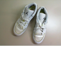 Krassovki white with green sole