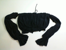 Women's black top, long sleeves