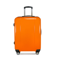 Orange suitcase on wheels 53/35/22